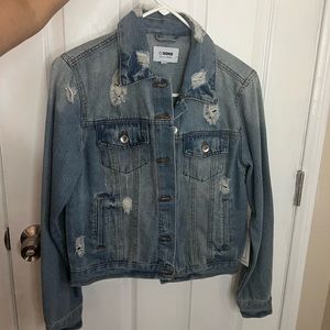 Ci Sono light wash jean jacket size small, never worn
